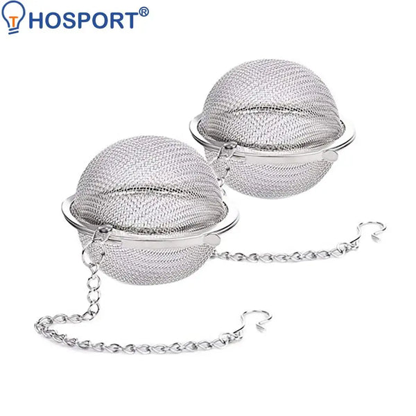 Stainless Steel Tea Strainer Infuser Mesh Ball Shape Infuser Filter Reusable Loose Leaf Strainer Bag Brew Herb Tea Accessories